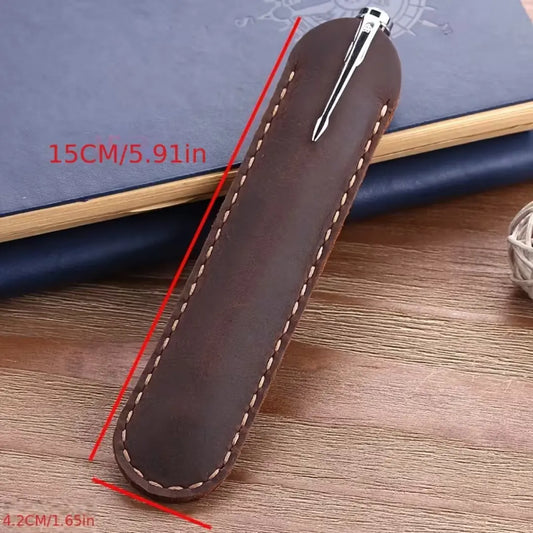 Funda de Cuero Genuini Para Boligrafo